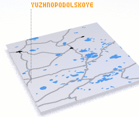 3d view of Yuzhno-Podol\