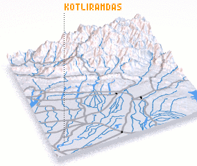 3d view of Kotli Rām Dās