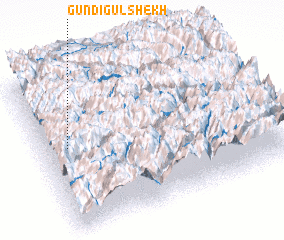 3d view of Gundi Gul Shekh