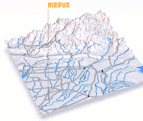 3d view of Mīrpur