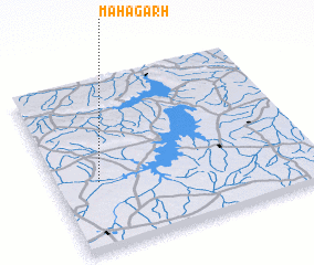 3d view of Mahāgarh