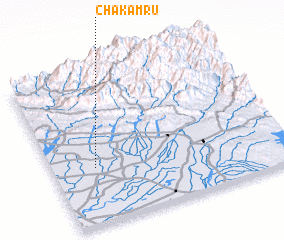 3d view of Chak Amru