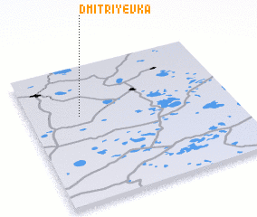 3d view of Dmitriyevka