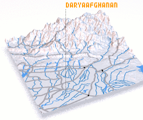 3d view of Darya Afghānān