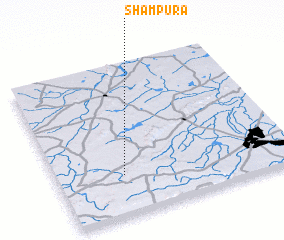 3d view of Shāmpura