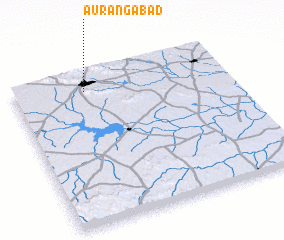 3d view of Aurangābād