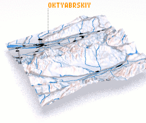 3d view of Oktyabrʼskiy