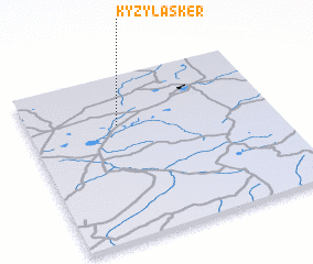 3d view of Kyzylasker
