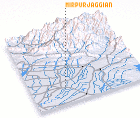 3d view of Mīrpur Jaggīān