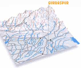 3d view of Gurdāspur