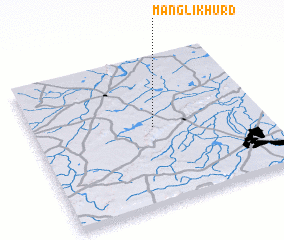 3d view of Māngli Khurd