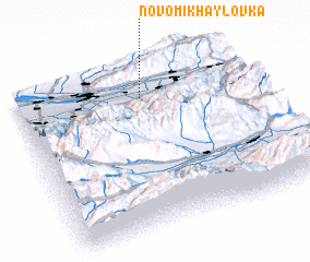 3d view of Novo-Mikhaylovka