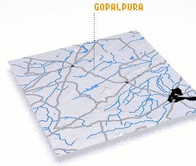 3d view of Gopālpura