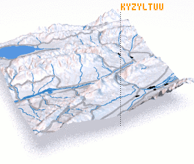 3d view of Kyzyl-Tuu