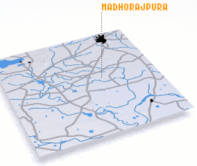 3d view of Mādhorājpura