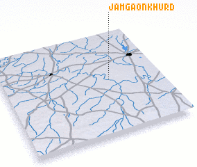 3d view of Jāmgaon Khurd