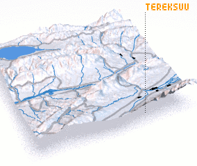 3d view of Terek-Suu