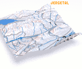 3d view of Jergetal