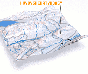 3d view of Kuybyshev Atyndagy