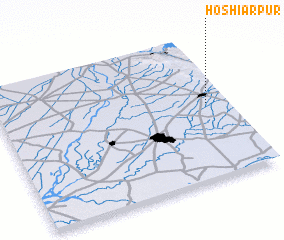 3d view of Hoshiārpur