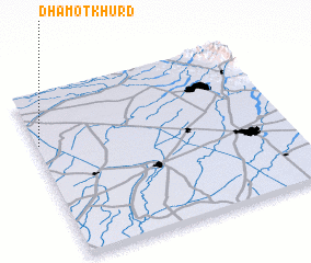 3d view of Dhamot Khurd