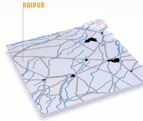 3d view of Rāipur