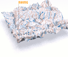 3d view of Raung