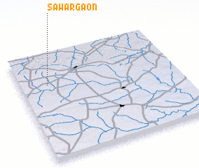 3d view of Sāwargaon