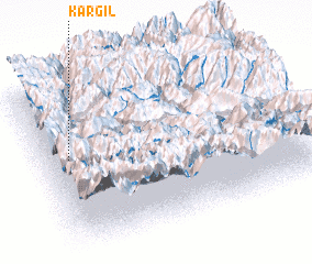 3d view of Kargil