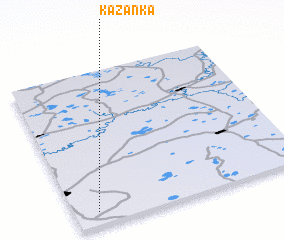 3d view of Kazanka