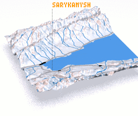 3d view of Sary-Kamysh