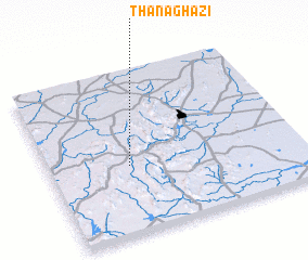 3d view of Thāna Ghāzi