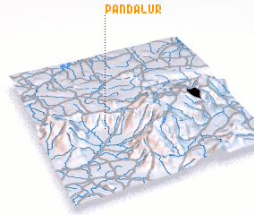 3d view of Pandalūr