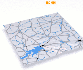 3d view of Hampi