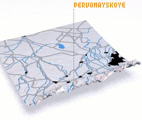 3d view of Pervomayskoye