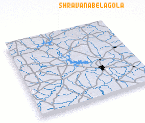 3d view of Shravanabelagola