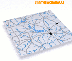 3d view of Sante Bachahalli