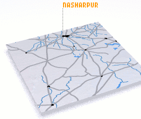 3d view of Nāsharpur