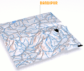 3d view of Bandipūr