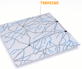 3d view of Thānesar