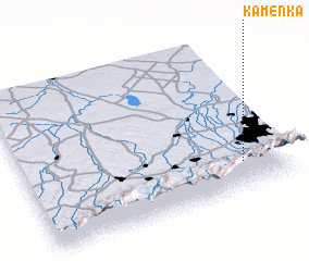 3d view of Kamenka