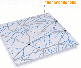 3d view of Chanderbhānpur