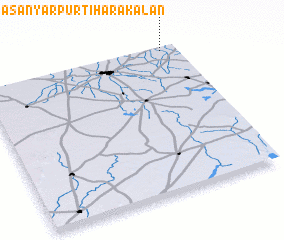 3d view of Hasanyārpur Tihāra Kalān