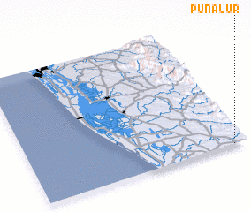 3d view of Punalūr