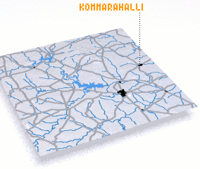 3d view of Kommārahalli