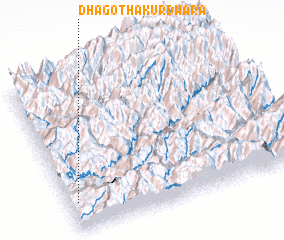 3d view of Dhago Thākurdwāra