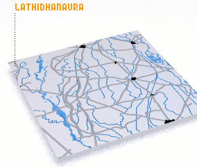 3d view of Lāthi Dhanaura