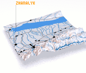 3d view of Zhanalyk