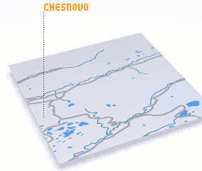 3d view of Chesnovo