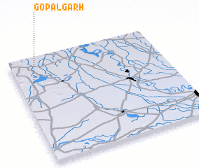 3d view of Gopālgarh